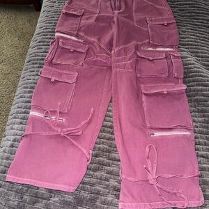 Fashion Nova Mauve Cargo Pants